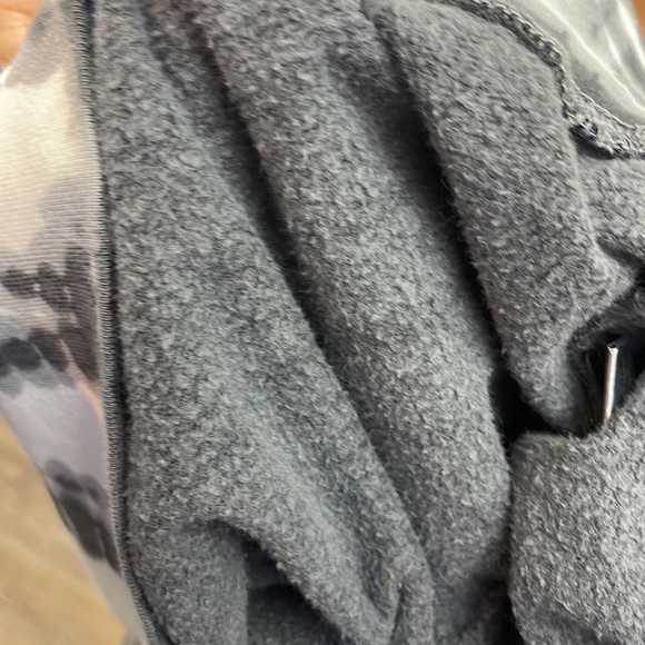 Monrow Crewneck Sweatshirt Gray White Tie Dye Size XS - Picture 10 of 10